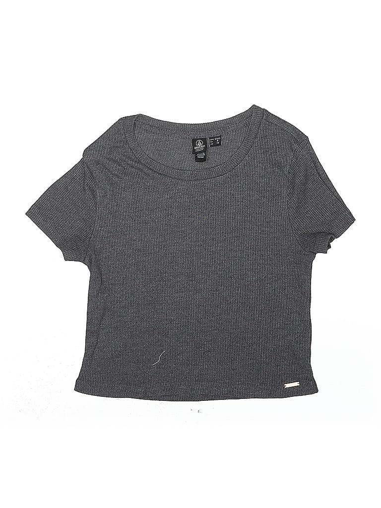 Pre-owned Volcom Kids' Short Sleeve T-shirt In Gray