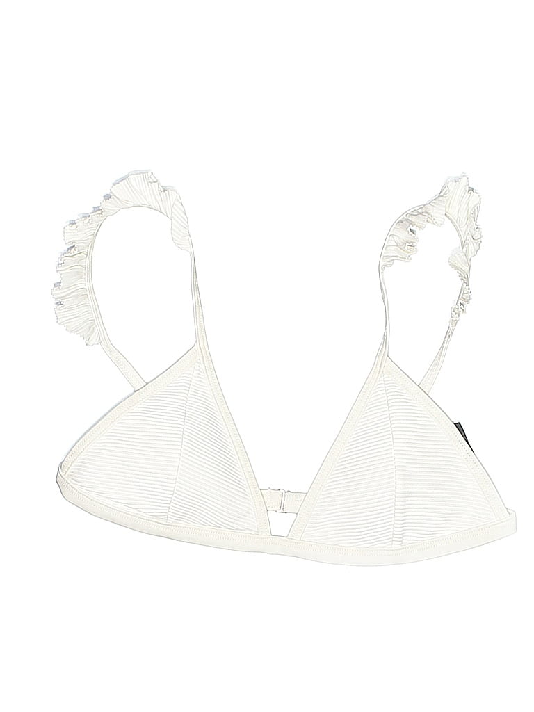 Pre-owned La Hearts Swimsuit Top Ivory Swimwear In White