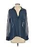Bellatrix 100% Polyester Blue Long Sleeve Blouse Size S - photo 1