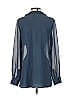 Bellatrix 100% Polyester Blue Long Sleeve Blouse Size S - photo 2
