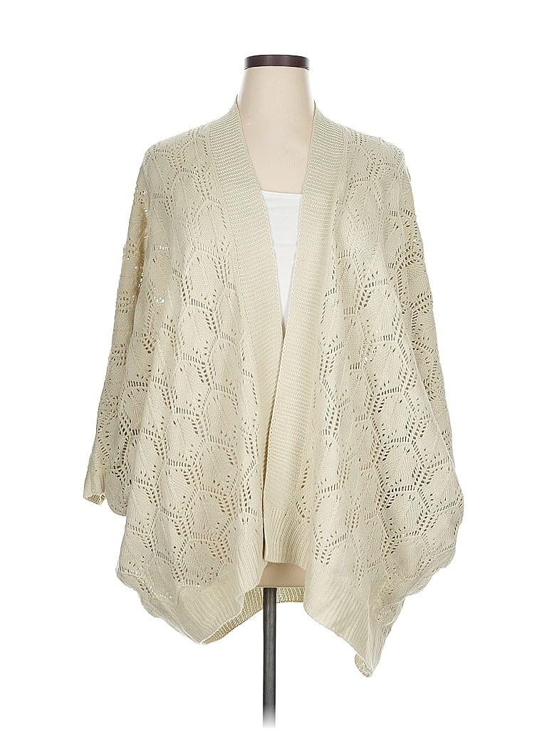 Pre-owned Torrid Cardigan Sweater In White