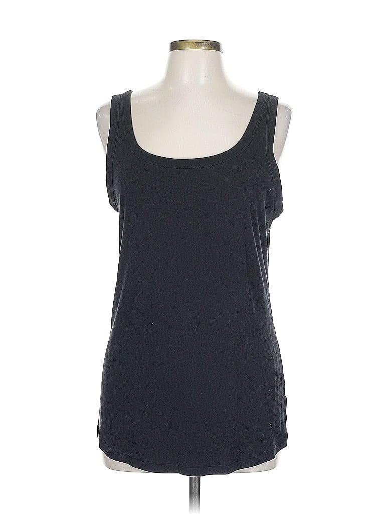 Pre-owned Caslon Tank Top Black Strapless Neckline Tops