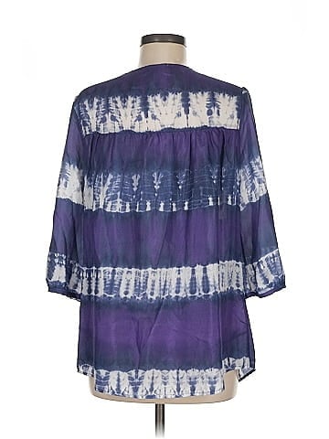 Calypso St. Barth For Target 3/4 Sleeve Silk Top (view 2)