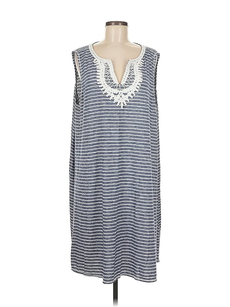 Pre-owned Max Studio Casual Dress In Blue
