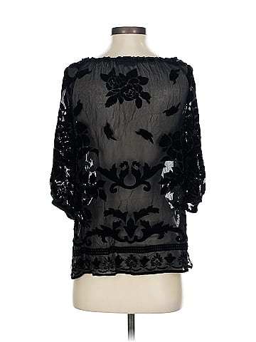 Hale Bob 3/4 Sleeve Silk Top (view 2)