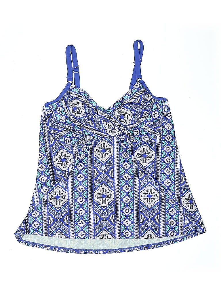 Swim Systems Swimsuit Top Blue Swimwear
