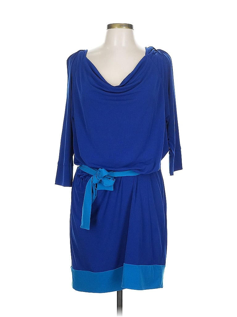 Pre-owned Laundry By Design Casual Dress In Blue