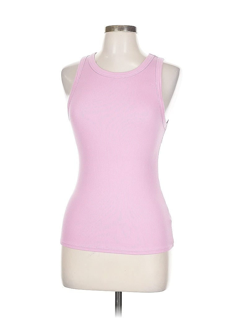A NEW DAY Pre-owned Tank Top Pink Halter Neckline Tops