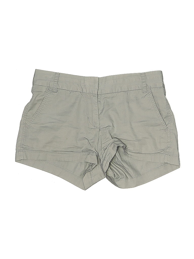 Pre-owned J.crew Factory Store Khaki Shorts In Gray