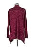 LOGO by Lori Goldstein Burgundy Cardigan Size M - photo 2