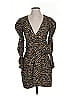 Bardot 100% Polyester Animal Print Gold Cocktail Dress Size XS - photo 1