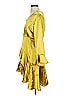 Alexa B 100% Polyester Gold Cocktail Dress Size 4 - photo 5