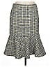 Kasper 100% Polyester Tweed Gray Black Formal Skirt Size 6 - photo 1