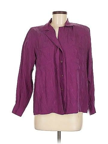 Bethany Long Sleeve Silk Top (view 1)