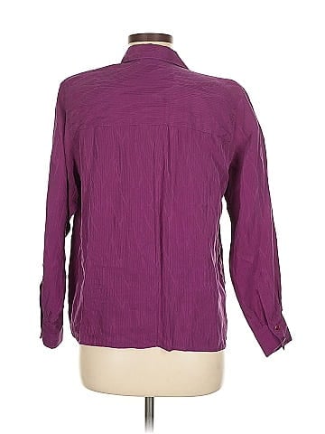 Bethany Long Sleeve Silk Top (view 2)