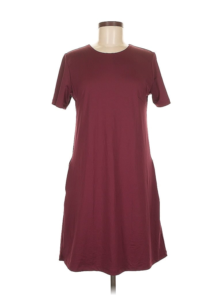 Click to view more detailed imagery on our partner's website Pre-owned Origamei Foldwear Casual Dress In Burgundy