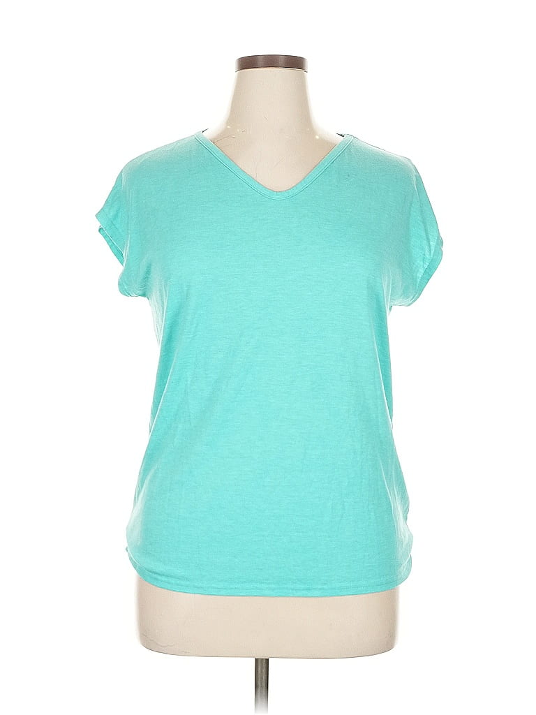 Pre-owned Unbranded Short Sleeve T-shirt In Blue