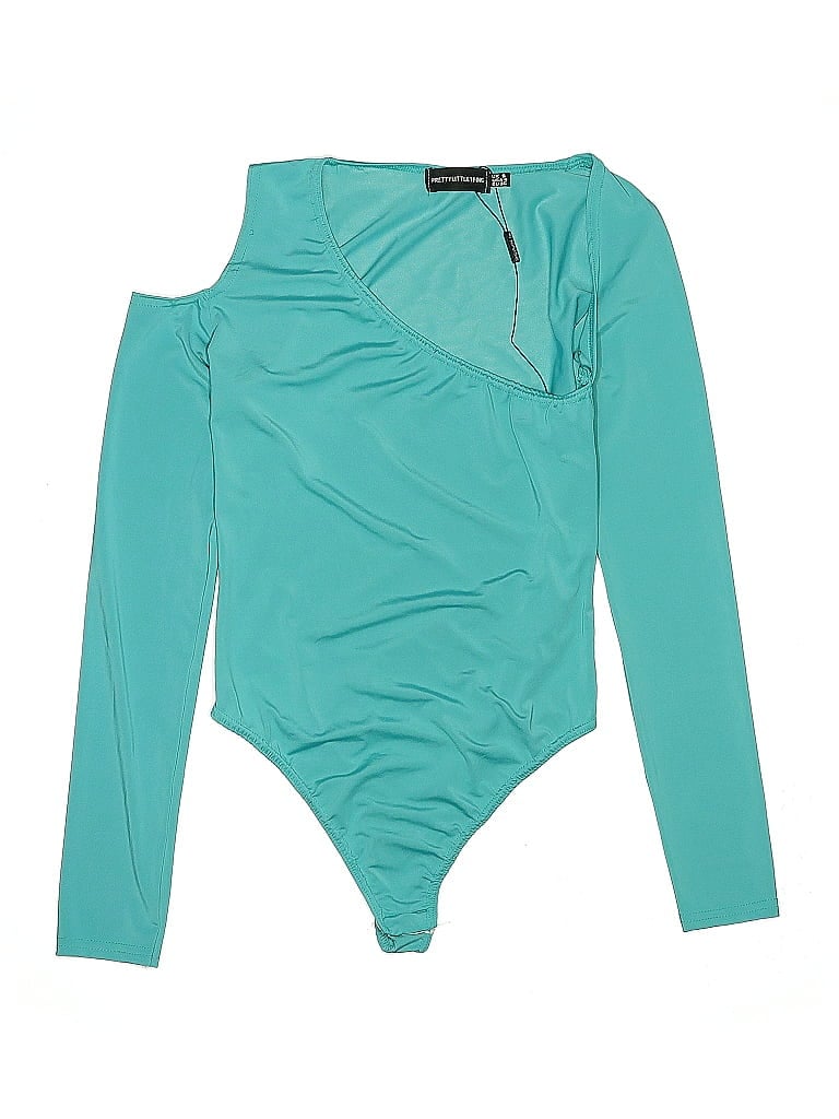 PRETTYLITTLETHING Pre-owned Bodysuit In Blue