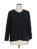 Made for Life 100% Polyester Black Pullover Sweater Size 1X - photo 1