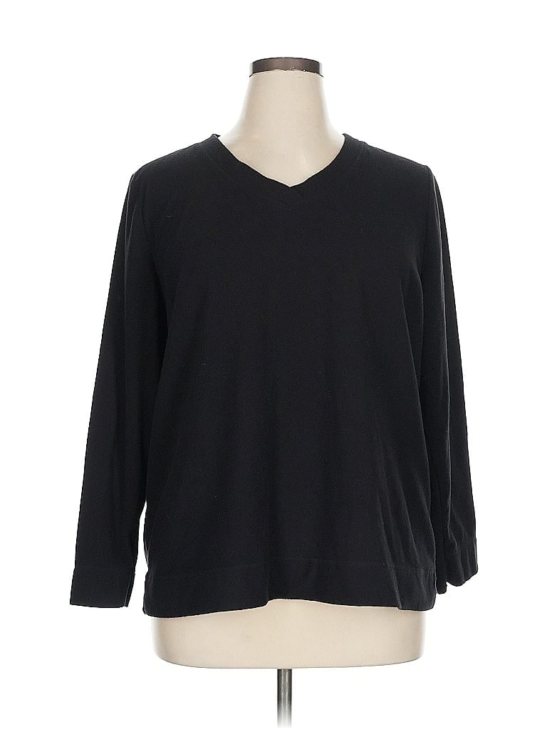 Pre-owned Made For Life Pullover Sweater In Black