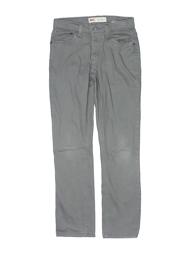 Pre-owned Levi's Kids'  Jeans In Gray