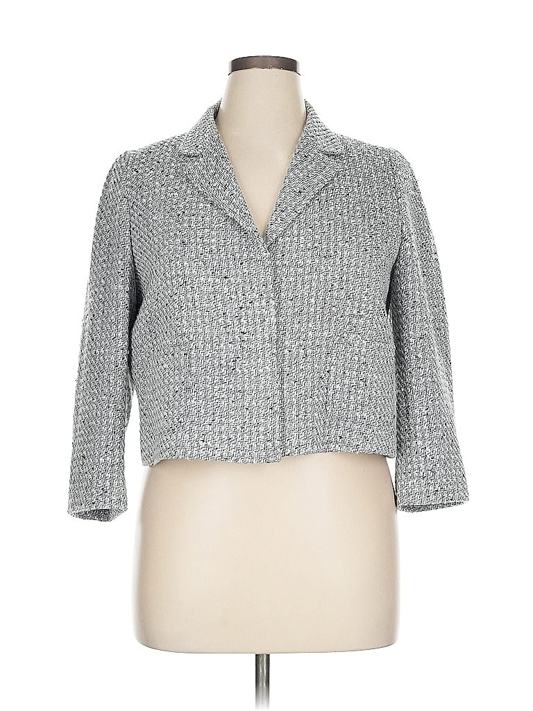 Pre-owned Tahari Blazer Jacket In Black