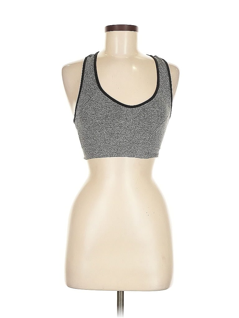 Pre-owned Skinnygirl Sports Bra In Gray