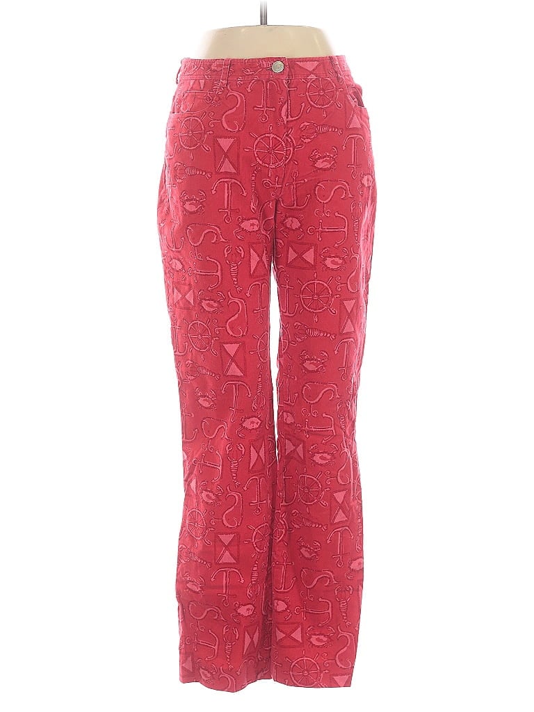 Pre-owned Lilly Pulitzer Casual Pants In Red