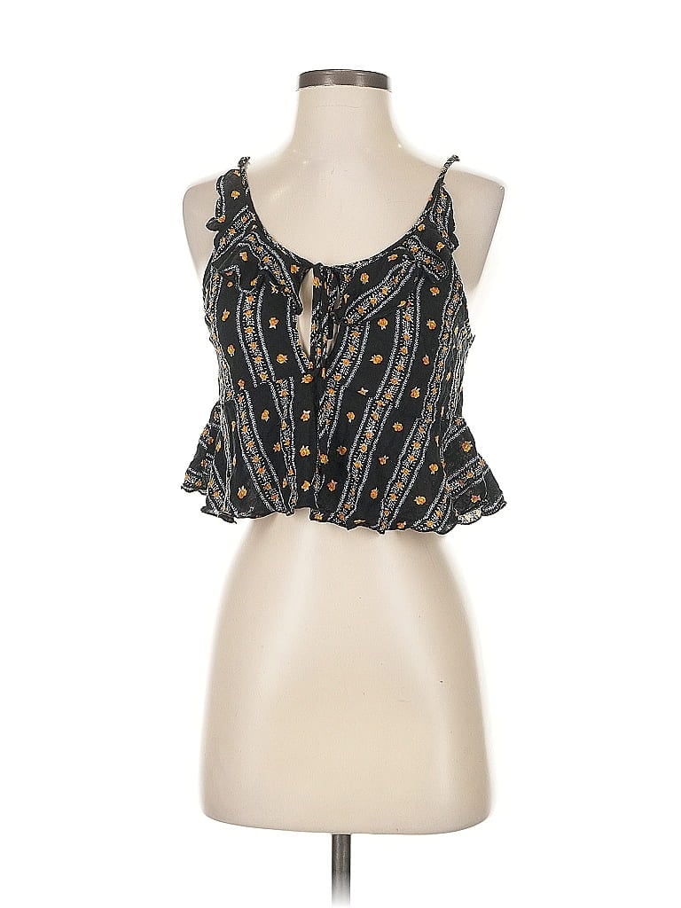 Pre-owned Intimately By Free People Sleeveless Blouse In Black