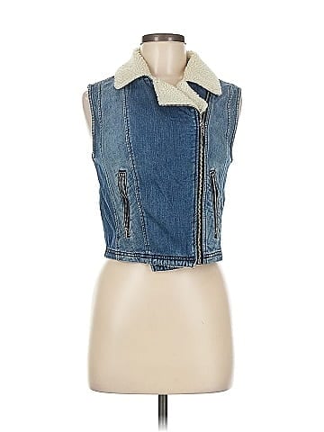 Bullhead Black Denim Vest (view 1)