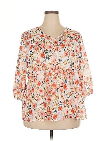 Agnes Orinda 3/4 Sleeve Blouse (view 1)