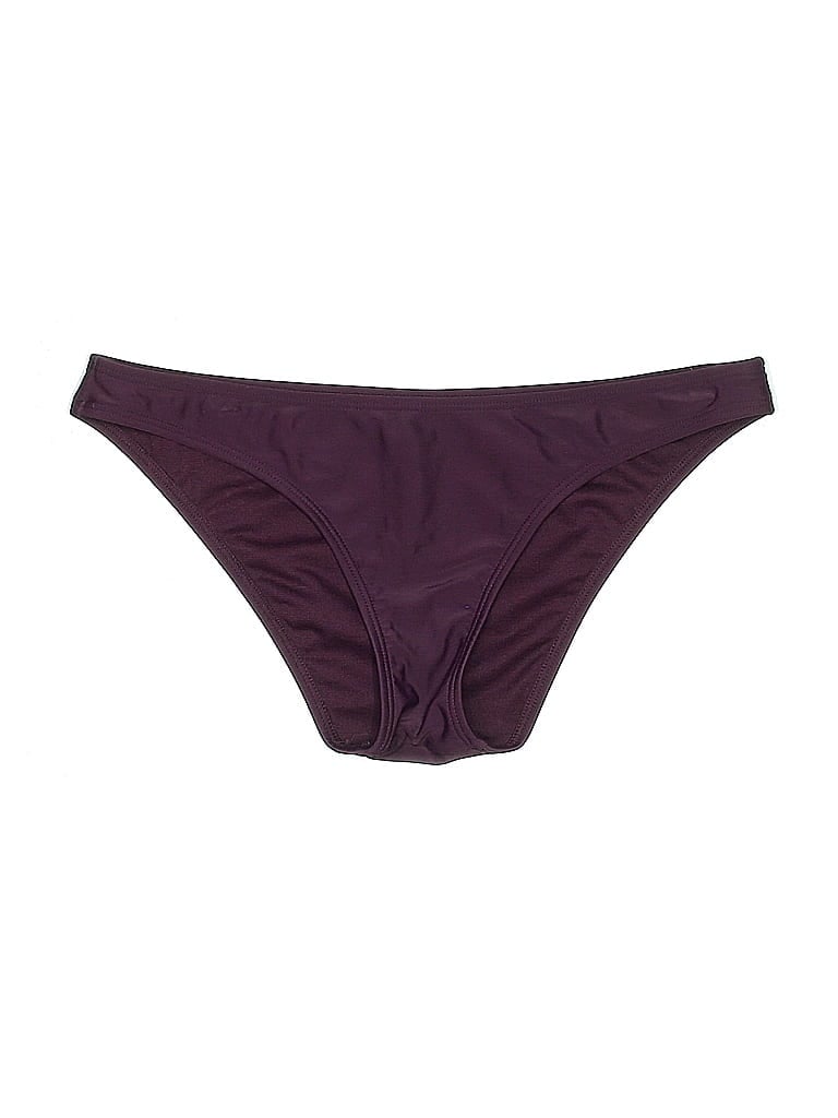 Pre-owned Express Swimsuit Bottoms In Burgundy