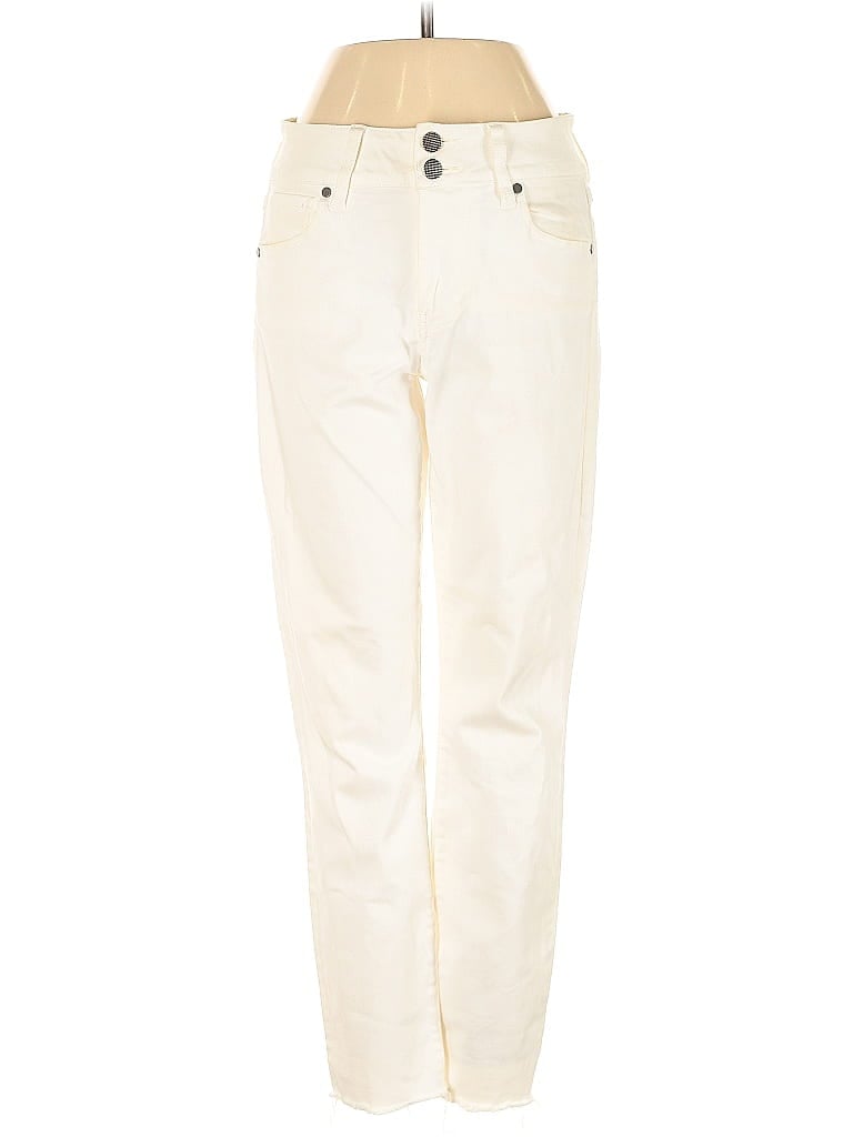 Pre-owned Cabi Casual Pants In White