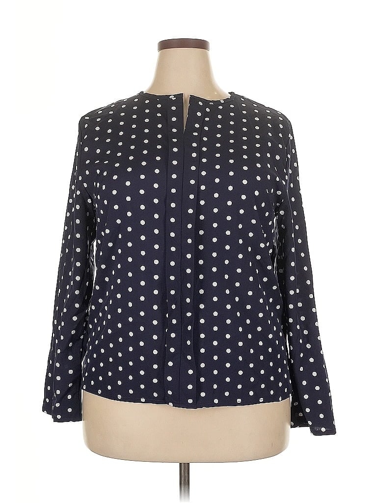 Click to view more detailed imagery on our partner's website Pre-owned Camisa Long Sleeve Blouse In Black