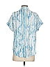 Unbranded 100% Polyester Blue Short Sleeve Blouse Size S - photo 2