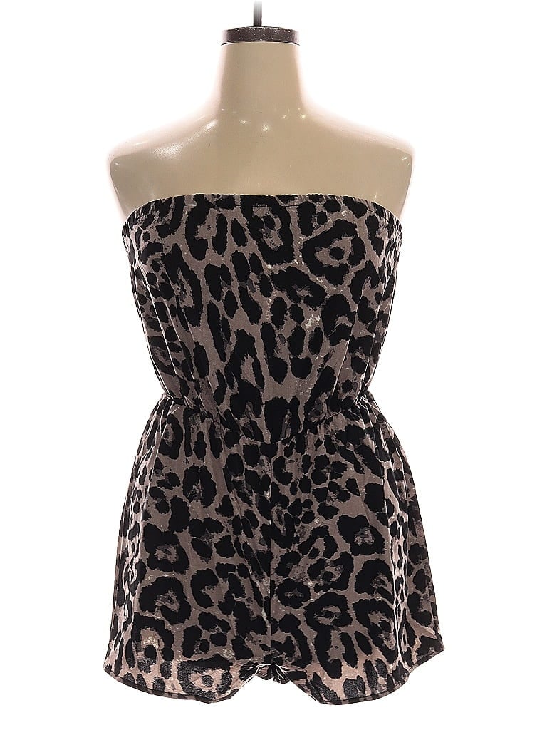 Pre-owned Shein Romper In Black