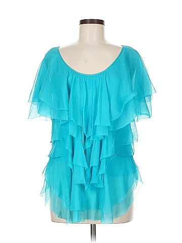 Catherine Malandrino Short Sleeve Silk Top (view 1)