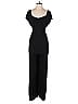 Alice + Olivia 100% Viscose Solid Black Jumpsuit Size 0 - photo 1