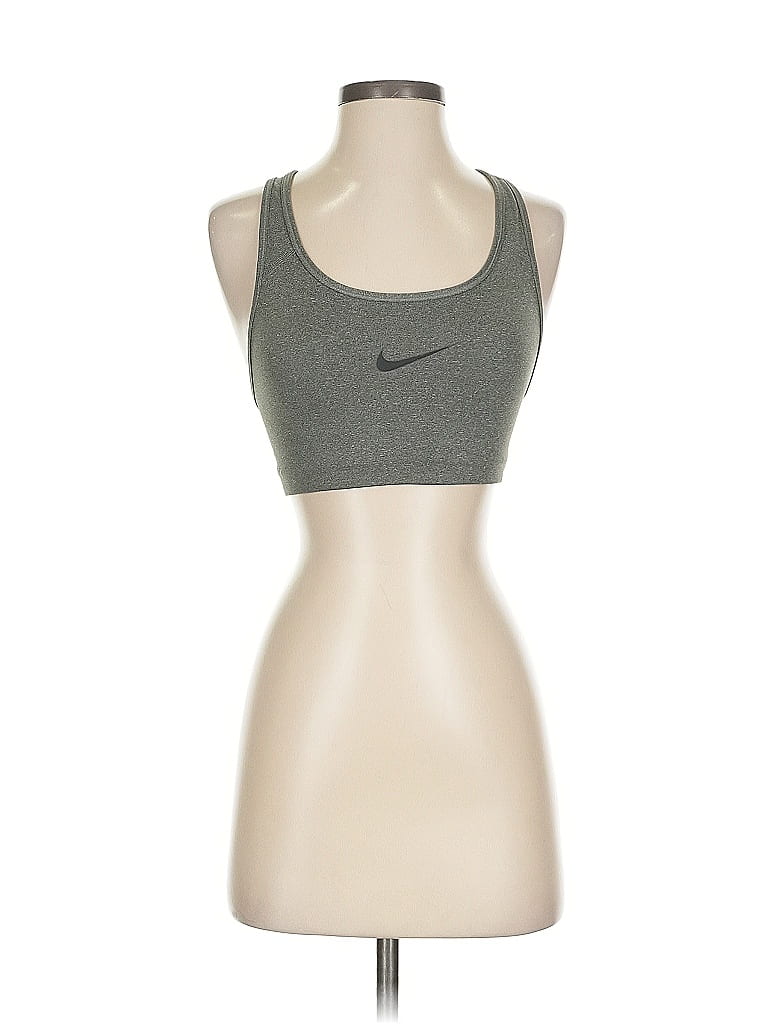 Pre-owned Nike Sports Bra In Gray