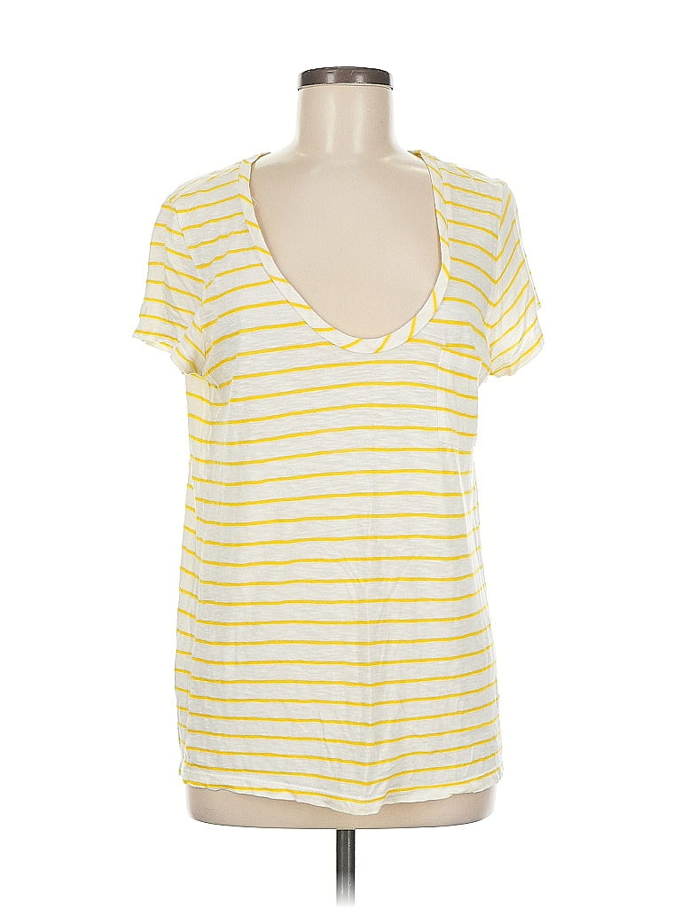 Click to view more detailed imagery on our partner's website Pre-owned Caslon Short Sleeve T-shirt In Yellow
