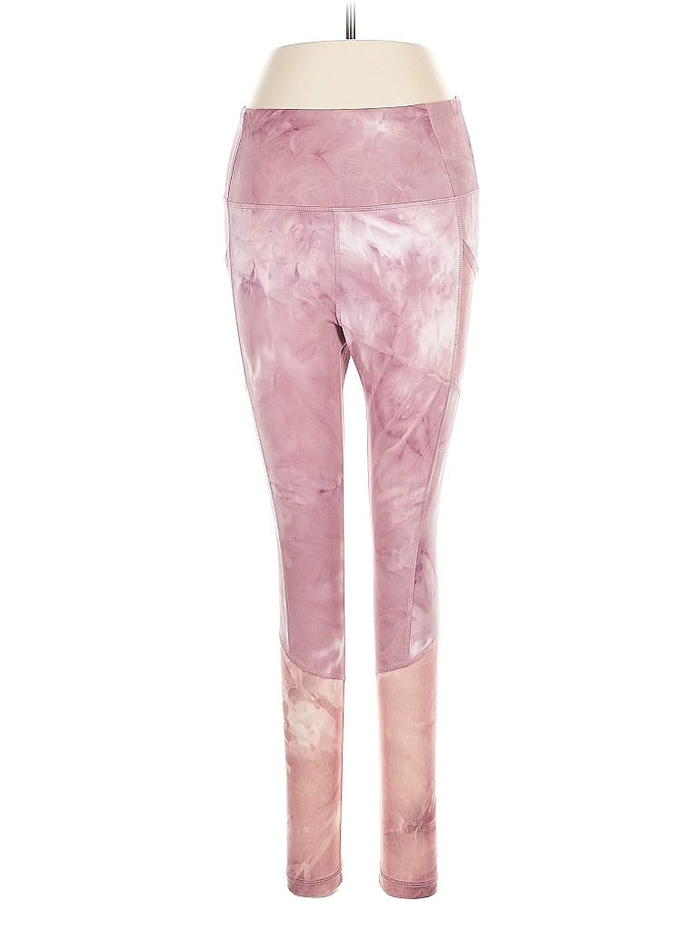 Pre-owned A Core Leggings In Pink