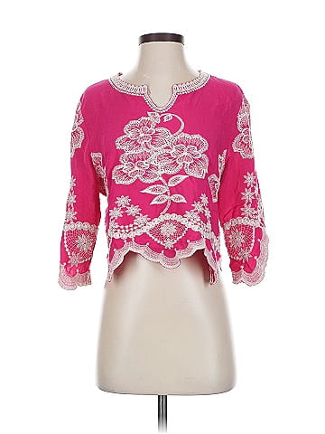Solitaire 3/4 Sleeve Blouse (view 1)