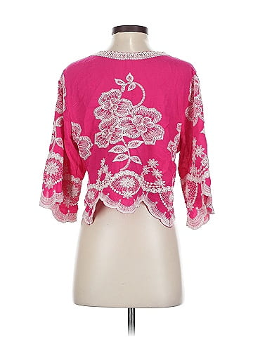 Solitaire 3/4 Sleeve Blouse (view 2)