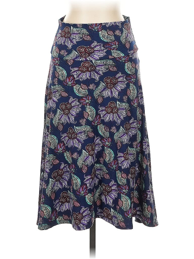Pre-owned Lularoe Casual Skirt In Purple