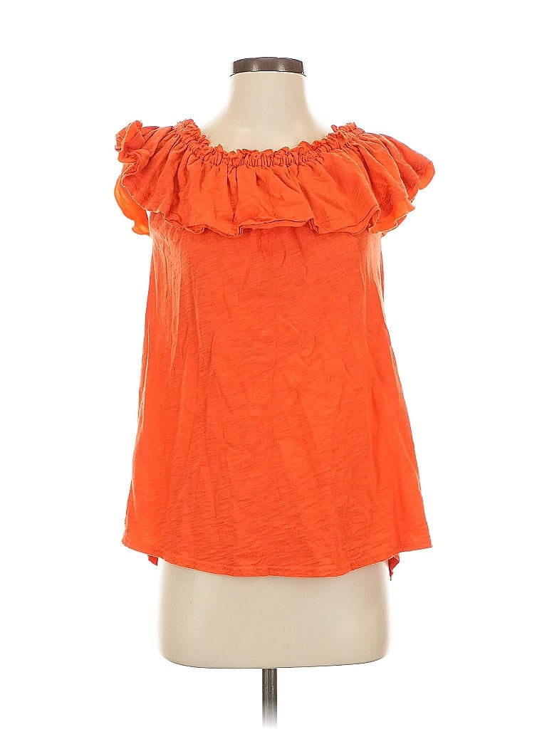 Pre-owned Matilda Jane Sleeveless Blouse In Orange