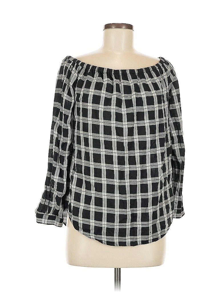 Pre-owned Rag & Bone 3/4 Sleeve Blouse In Black