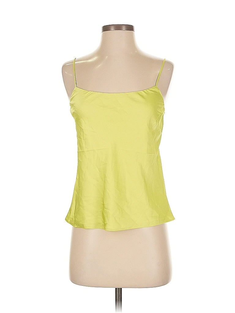 Pre-owned Express Tank Top Yellow Strapless Neckline Tops