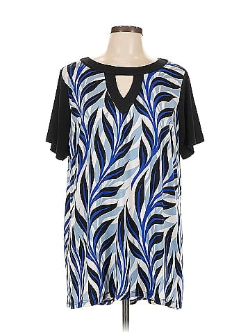 Bob Mackie Short Sleeve Top (view 1)