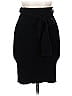 Unbranded Solid Black Gray Casual Skirt Size M - photo 1