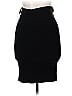 Unbranded Solid Black Gray Casual Skirt Size M - photo 2